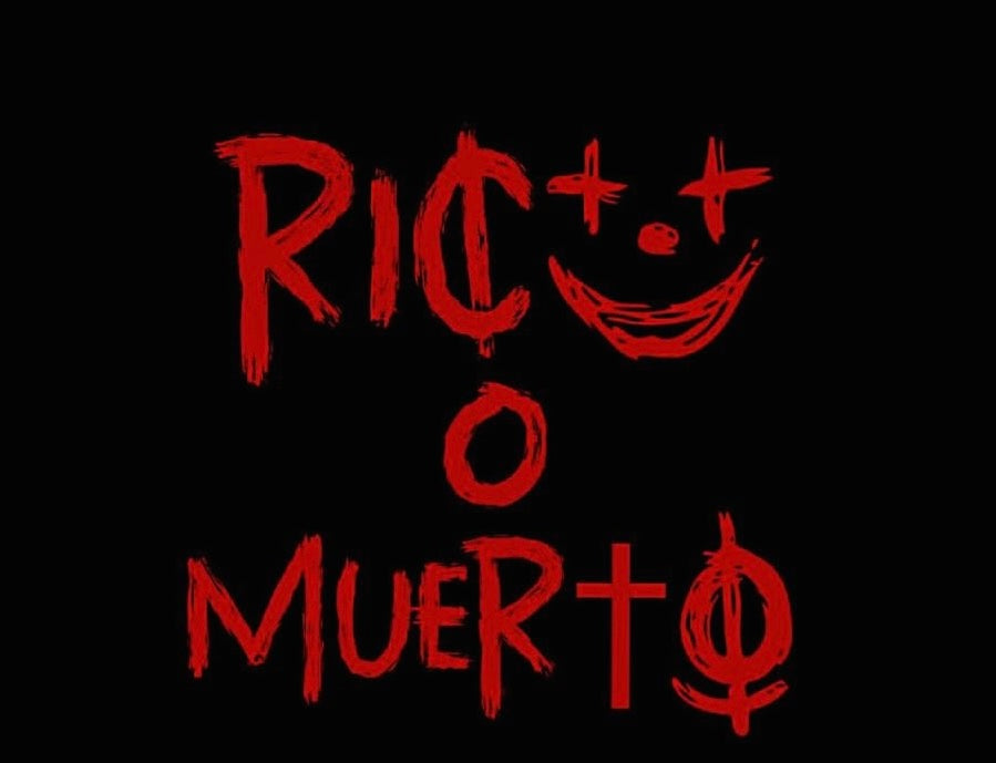Rico o Muerto – Black / Red